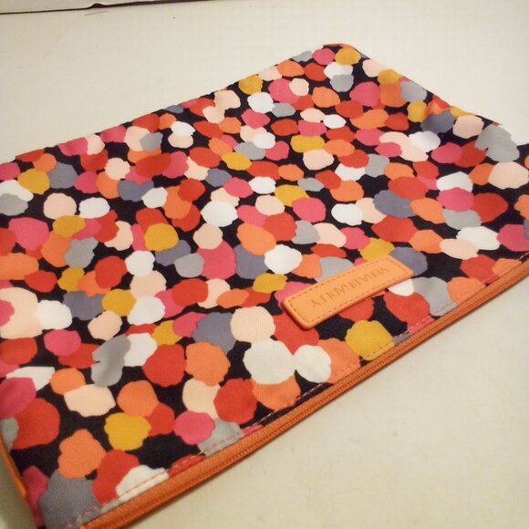 Vera Bardley Large Cosmetic Bag Pixie Confetti Make Up No Strap - Picture 7 of 10